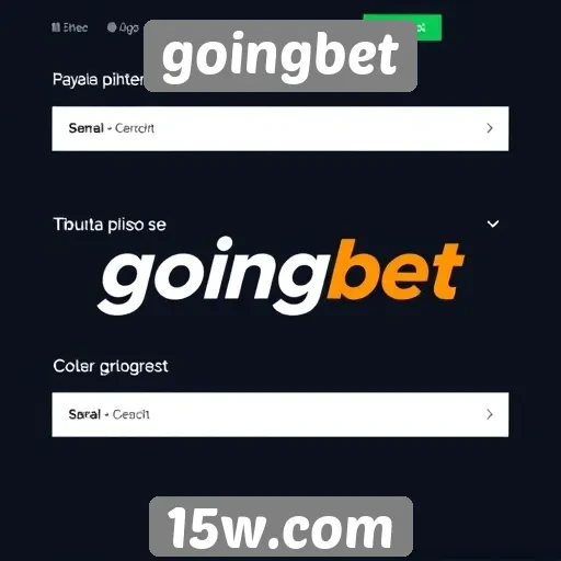 Opções de pagamento disponíveis no goingbet